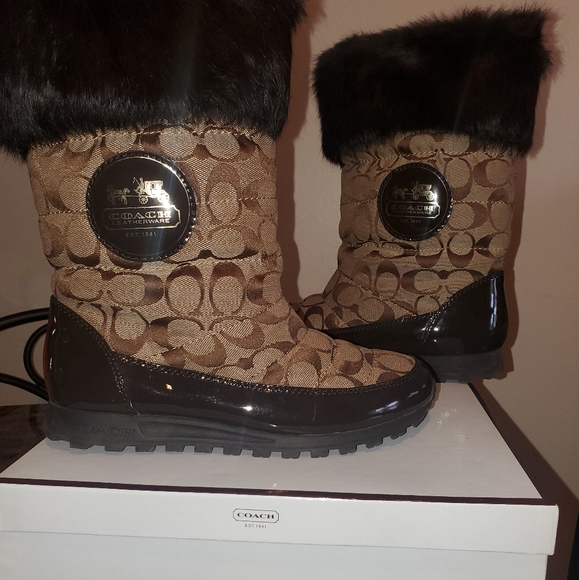 Coach Shoes - Authentic Coach Joyous Snow Boots